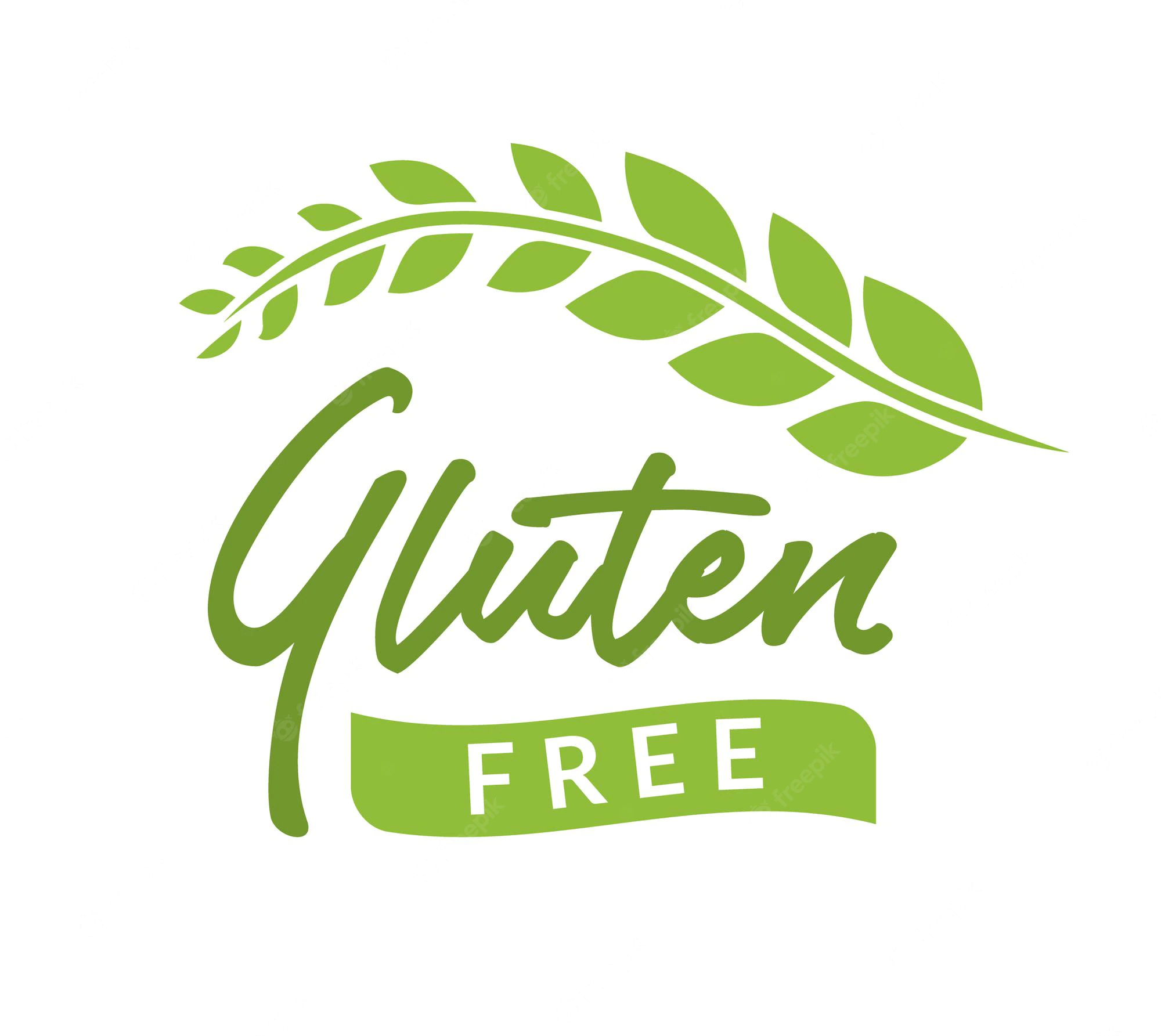 تصویر مرتبط با آرد نارگیل 250 گرمي با نام gluten free isolated drawn sign icon healthy lettering symbol gluten free phrase 41737 638